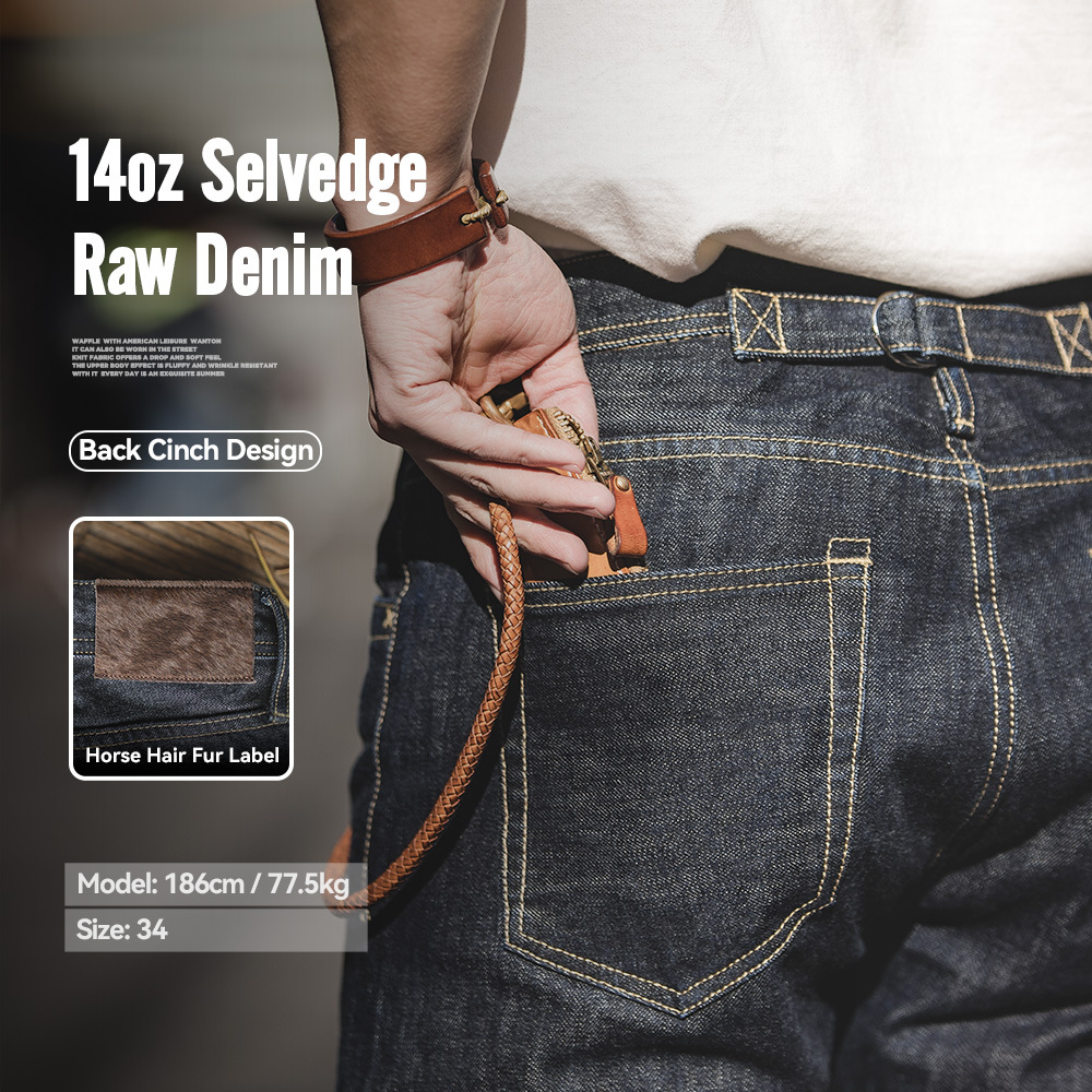 Levis Jeans 501 - Maden Erkek 14oz Ham Kenarlı Kot