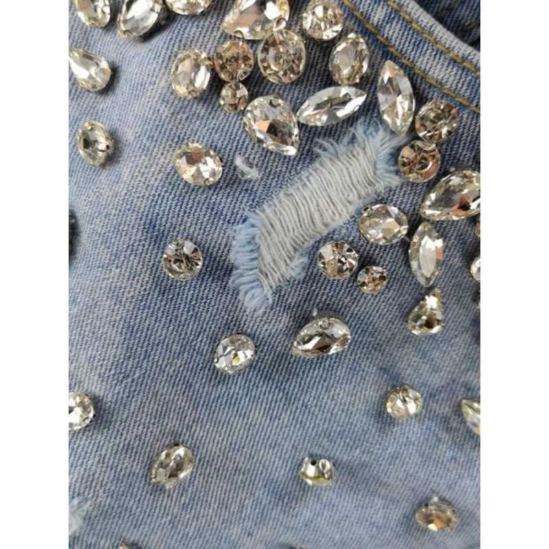Hot Girl Style Taşlı Yırtık Ko - Shorts Denim Frayed incelemesi ve fiyatı