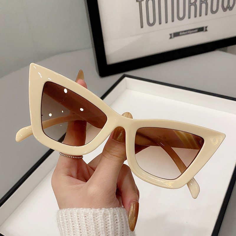 Yeni Büyük Çerçeve Vintage Kar - Sunglasses Cat Eye incelemesi ve fiyatı