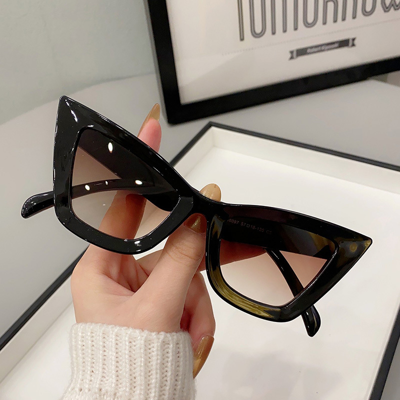 Yeni Büyük Çerçeve Vintage Kar - Sunglasses Cat Eye incelemesi ve fiyatı