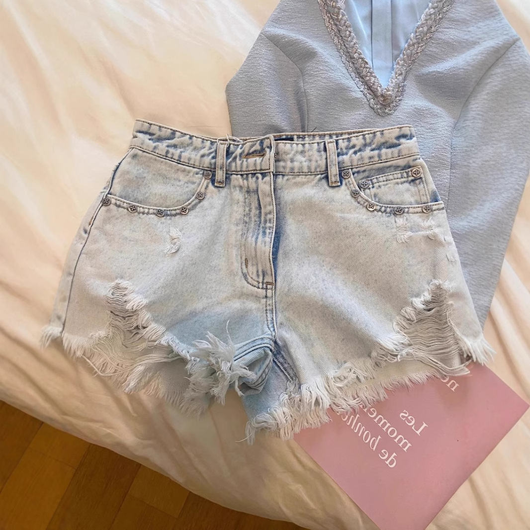 2026 Yaz Vintage Yıkanmış Nakı - Shorts Denim Frayed incelemesi ve fiyatı