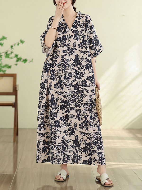 Yazlık Çiçek Desenli Tatil Sti - Linen Dress Wrap incelemesi ve fiyatı